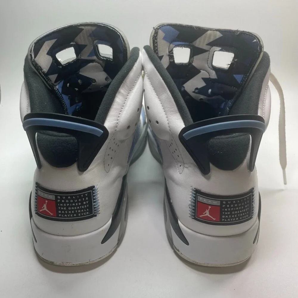 Air Jordan 6 Retro Mid UNC University‎ Blue Size 11.5 Shoes Only